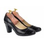 Pantofi dama eleganti din piele naturala cu varf lacuit,croco,toc 7cm - P13423LACN